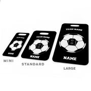 Soccer Bag/Luggage Tag - Personalized Soccer Team Ball