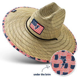 Lacrosse Straw Hat - Patriotic