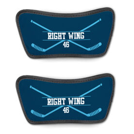Hockey Repwell&reg; Sandal Straps - Personalized Crossed Sticks