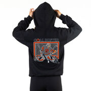 Hockey Hooded Sweatshirt - Goal Buster (Back Design)