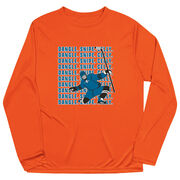 Hockey Long Sleeve Performance Tee - Dangle Snipe Celly Player