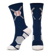 Baseball Woven Mid-Calf Sock Set - Triple Hitter