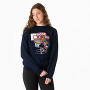 Basketball Crewneck Sweatshirt - Hoop Loops