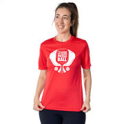 Pickleball Short Sleeve Performance Tee - I'd Rather Be Playing Pickleball