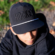 Hockey Rope Hat - Blackout