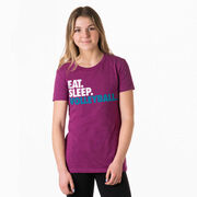 Volleyball Women's Everyday Tee - Eat. Sleep. Volleyball.