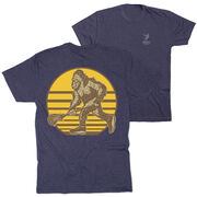 Guys Lacrosse Short Sleeve T-Shirt - BigFoot (Back Design)