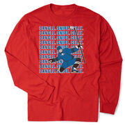 Hockey Tshirt Long Sleeve - Dangle Snipe Celly Player