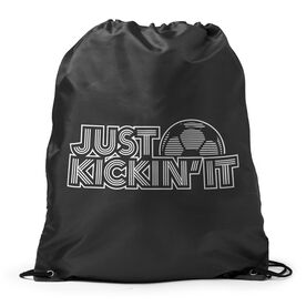 Soccer Drawstring Backpack - Just Kickin' It