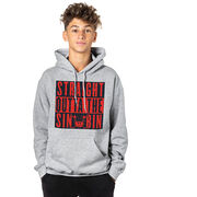 Hockey Hooded Sweatshirt - Straight Outta The Sin Bin