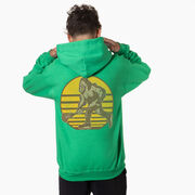 Guys Lacrosse Hooded Sweatshirt - BigFoot (Back Design)