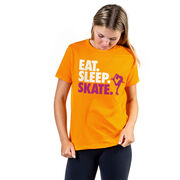 Figure Skating T-Shirt Short Sleeve Eat. Sleep. Skate.