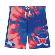 Custom Team Shorts - Hockey Tie-Dye