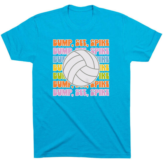 Volleyball Short Sleeve T-Shirt - Bump, Set, Spike