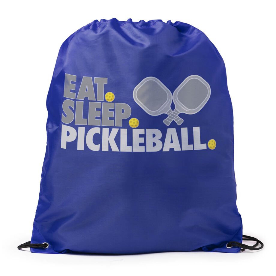 Pickleball Drawstring Backpack - Eat. Sleep. Pickleball