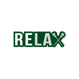 Guys Lacrosse Sticker - Relax (Guys)