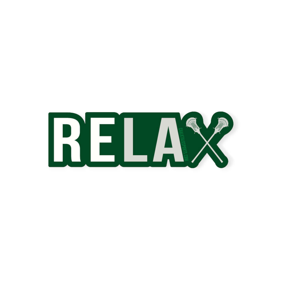 Guys Lacrosse Sticker - Relax (Guys)