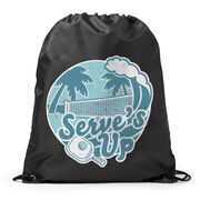 Pickleball Drawstring Backpack - Serve's Up