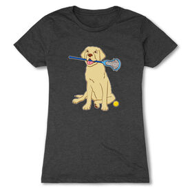 Girls Lacrosse Women's Everyday Tee - Chase The Lax Dog