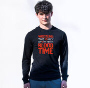 Wrestling Tshirt Long Sleeve - Blood Time