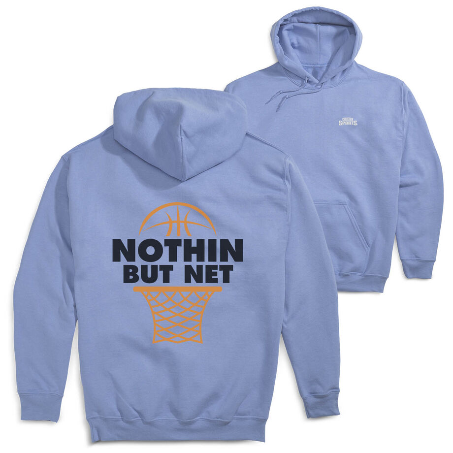 Basketball Hooded Sweatshirt - Nothing But Net (Back Design)