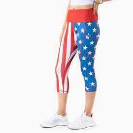 Running Performance Capris - USA