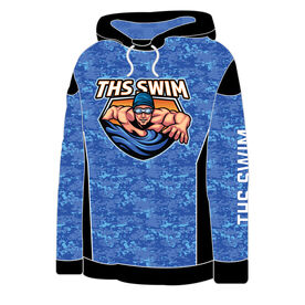 ChalkTalk Custom Team Hoodie - Swimming Digital Camo