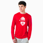 Baseball Long Sleeve Performance Tee - Ho Ho Homerun