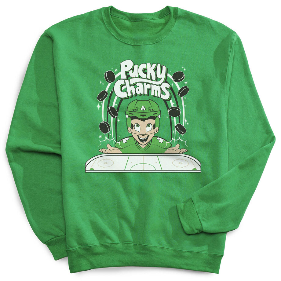 Hockey Crewneck Sweatshirt - Pucky Charms