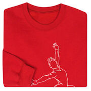Gymnastics Crewneck Sweatshirt - Gymnast Sketch