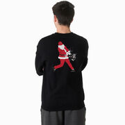 Baseball Crewneck Sweatshirt - Baseball Santa (Back Design)