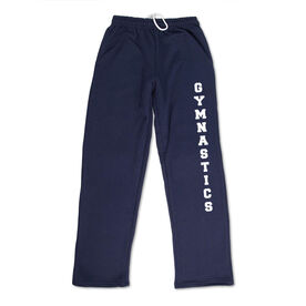 Gymnastics Fleece Sweatpants - Gymnastics [Adult Small/Navy] - SS