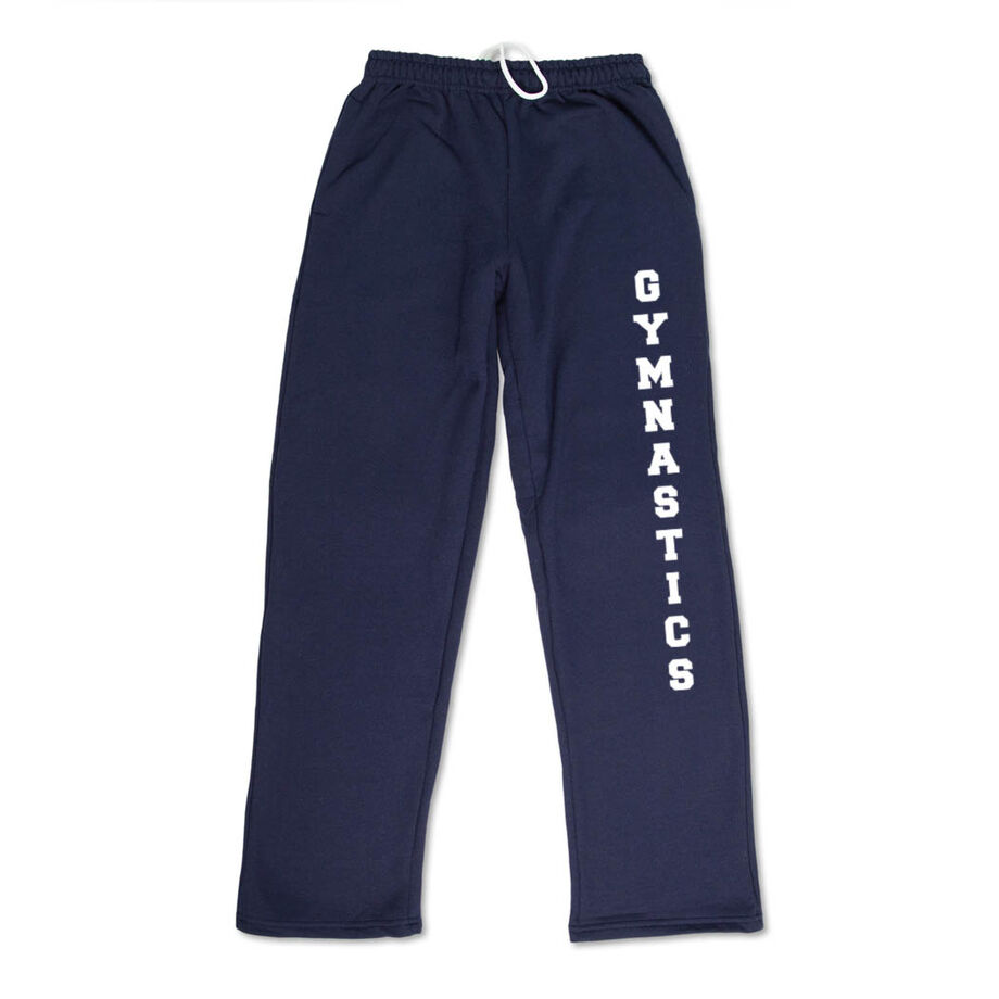 Gymnastics Fleece Sweatpants - Gymnastics [Adult Large/Navy] - SS