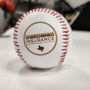 Engraved Baseball - Custom Logo