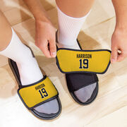 Personalized Repwell&reg; Slide Sandals - Name and Number