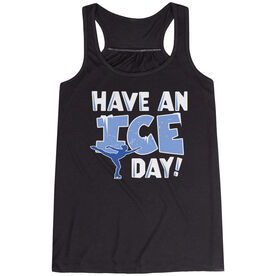 Figure Skating Flowy Racerback Tank Top - Have An Ice Day
