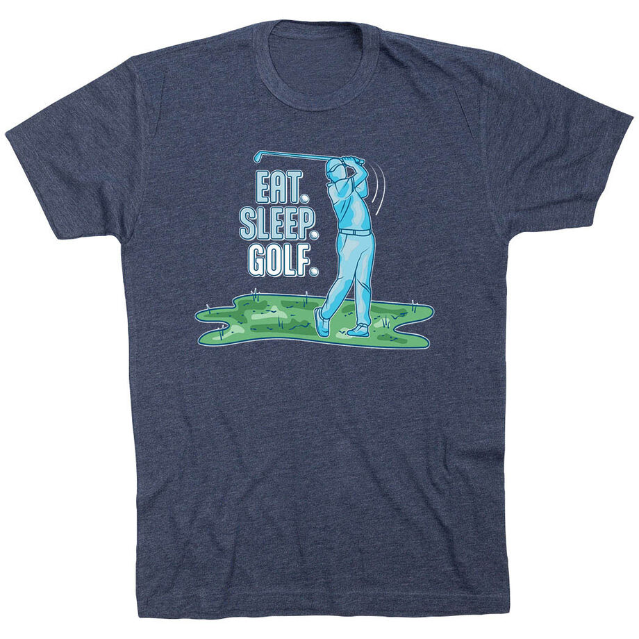 Golf Short Sleeve T-Shirt - Eat. Sleep. Golf
