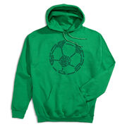 Soccer Hooded Sweatshirt - Soccer Words