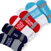 Socrates&reg; Woven Performance Sock Set - Love You Dad