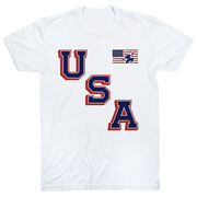 Hockey T-Shirt Short Sleeve - Hockey USA Gold