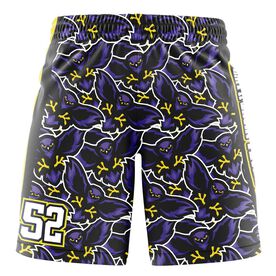 Custom Team Shorts - Baseball Logo Overlap