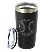 Softball 20 oz. Double Insulated Tumbler - Icon