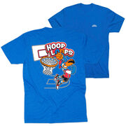 Basketball Short Sleeve T-Shirt - Hoop Loops (Back Design)