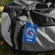 Custom Team Bag Tag - Volleyball