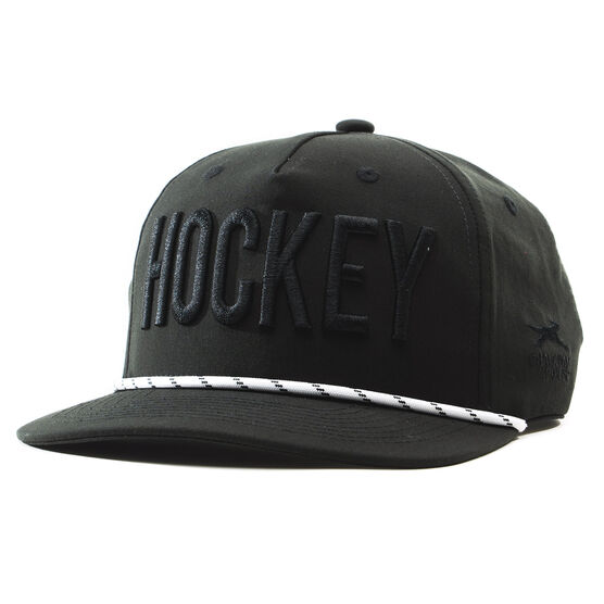 Hockey Rope Hat - Blackout