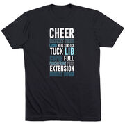 Cheerleading Short Sleeve T-Shirt - Cheerleading Words