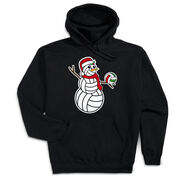 Volleyball Hooded Sweatshirt - Serving Holiday Cheer