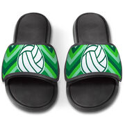 Volleyball Repwell&reg; Slide Sandals - Volleyball With Chevron