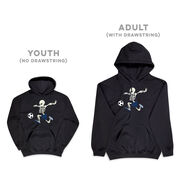 Soccer Hooded Sweatshirt - Skeleton Striker