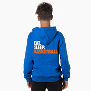 Basketball Hooded Sweatshirt - Eat. Sleep. Basketball. (Back Design)